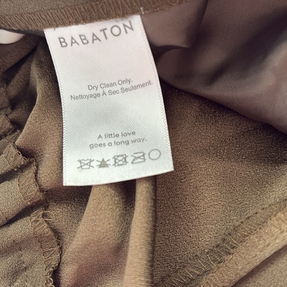 Aritzia Babaton Conan Olive Green pant size 4 - Picture 7 of 8